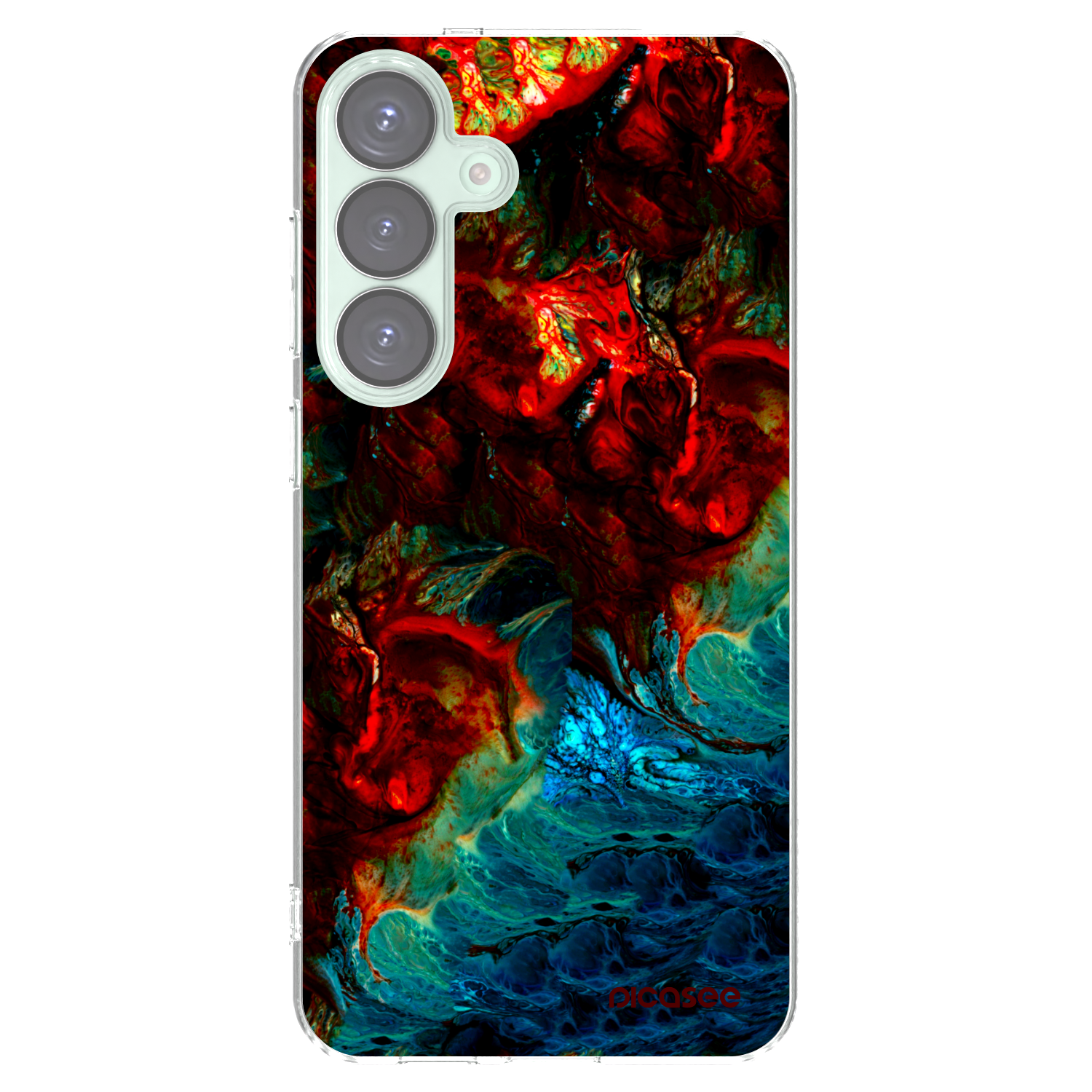 Picasee silikonový průhledný obal pro Samsung Galaxy S25+ 5G - Universe
