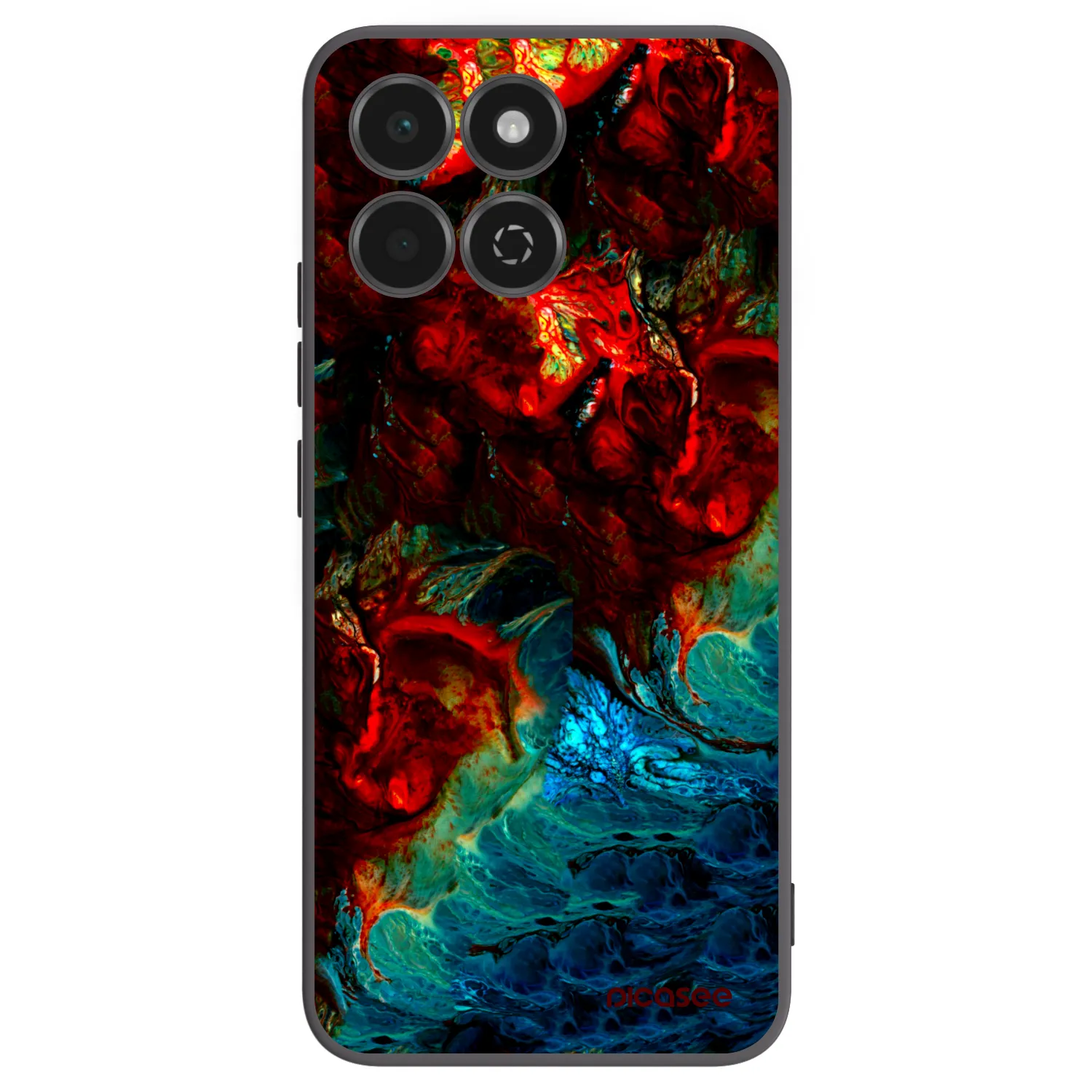 Picasee silikonový černý obal pro Honor 200 Smart 5G - Universe