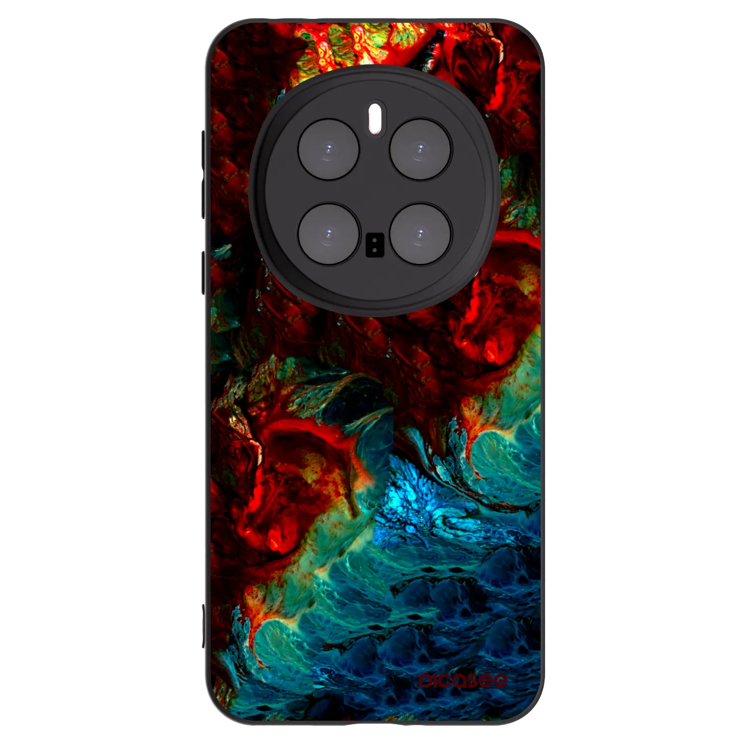 Picasee silikonový černý obal pro Honor Magic7 Pro 5G - Universe