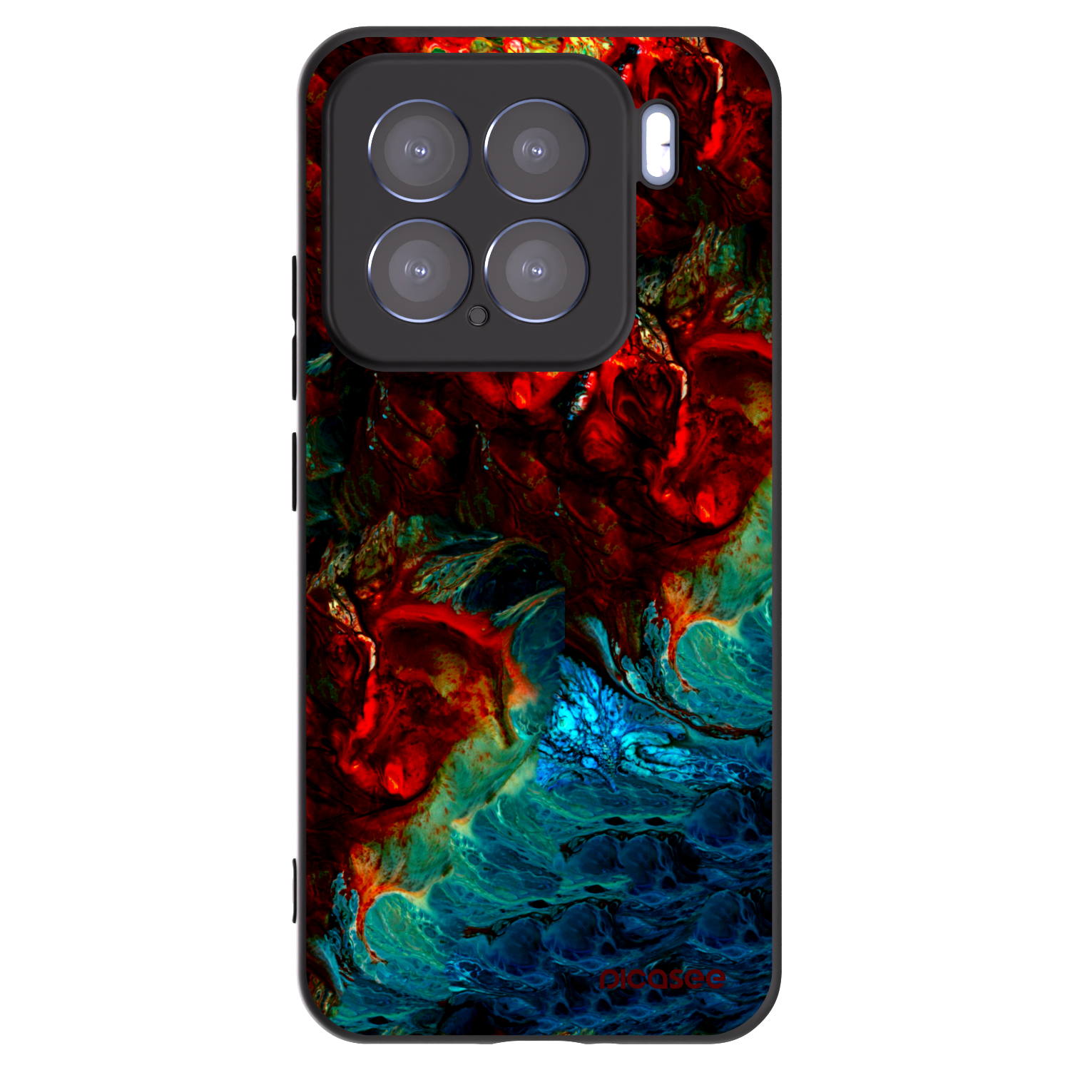 Picasee silikonový černý obal pro Xiaomi 15 - Universe