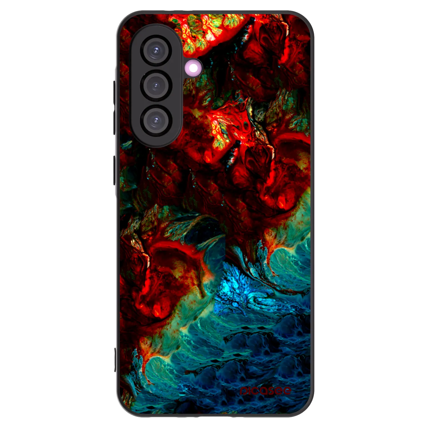 Picasee silikonový černý obal pro Samsung Galaxy A56 5G A566B - Universe