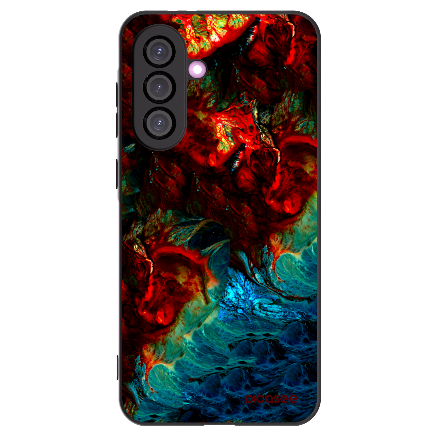 Picasee silikonový černý obal pro Samsung Galaxy A36 5G - Universe