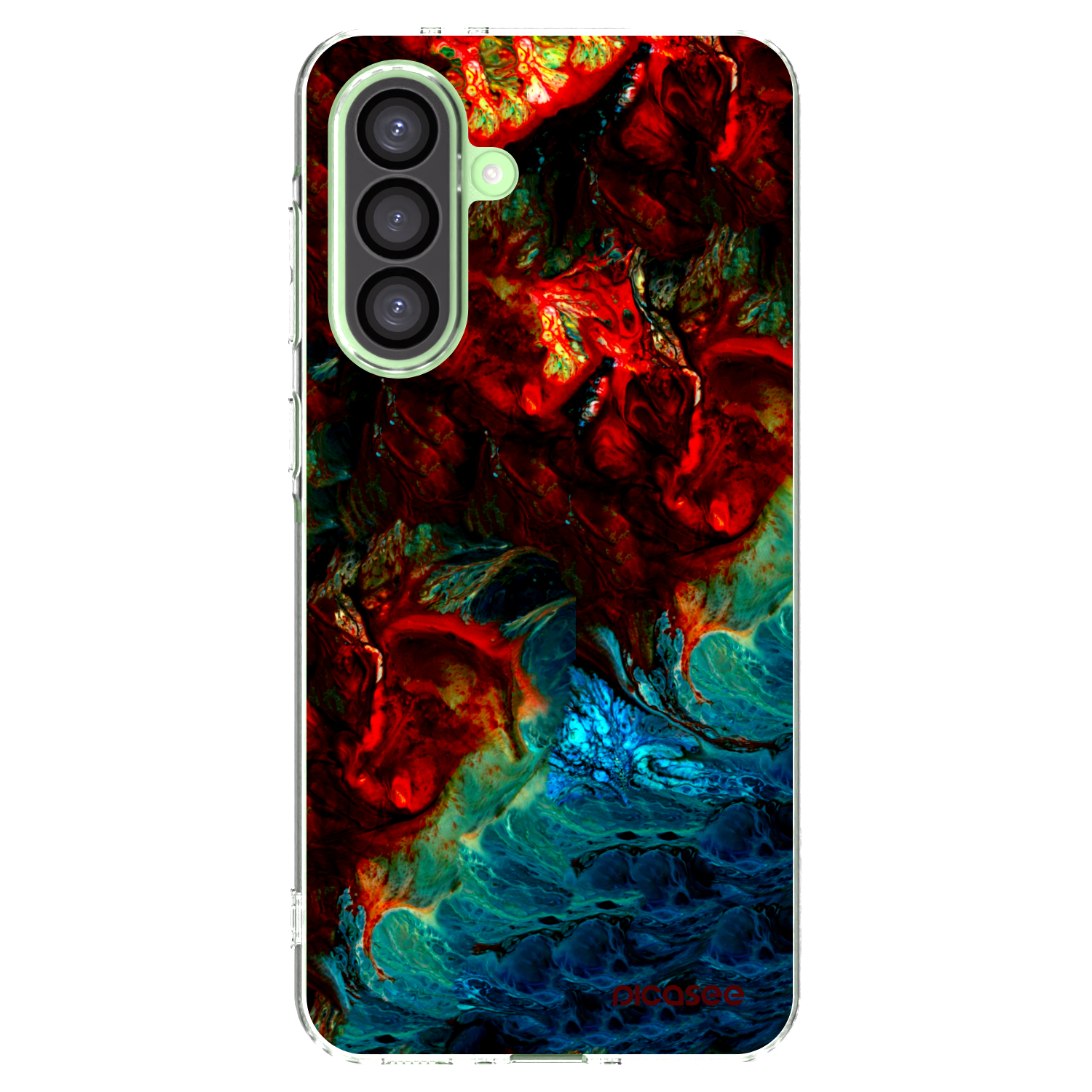 Picasee silikonový průhledný obal pro Samsung Galaxy A26 5G A266B - Universe