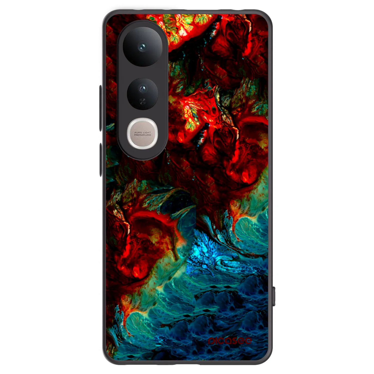 Picasee silikonový černý obal pro Vivo V50 Lite 5G - Universe