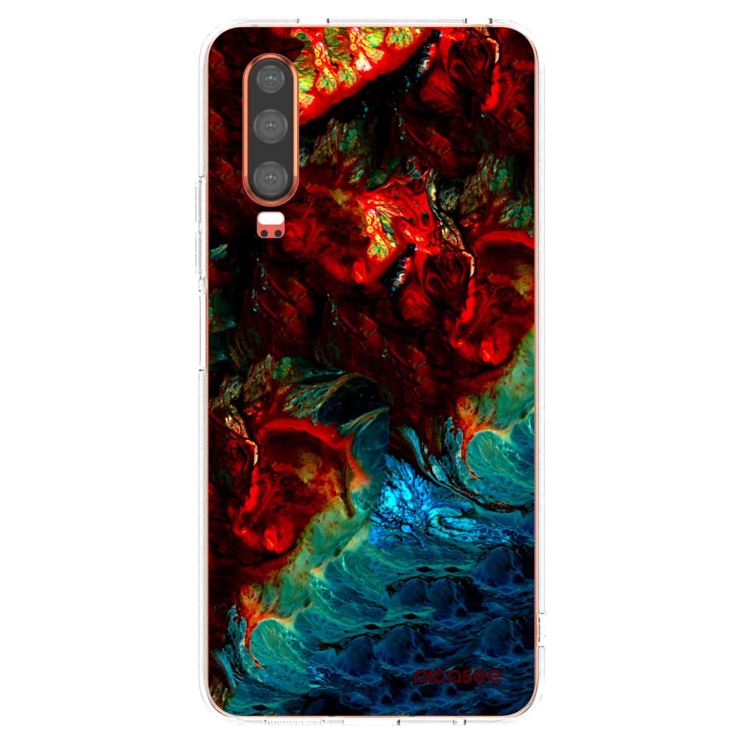 Picasee silikonový průhledný obal pro Huawei P30 - Universe