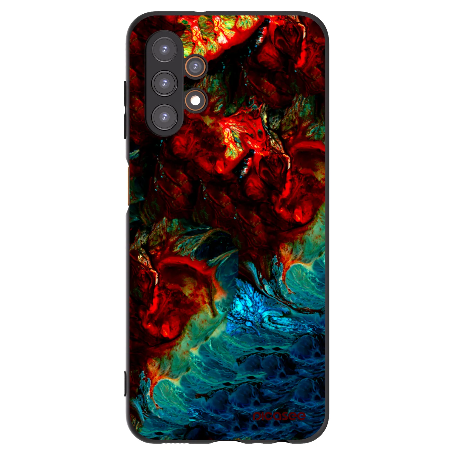 Picasee silikonový černý obal pro Samsung Galaxy A13 5G - Universe