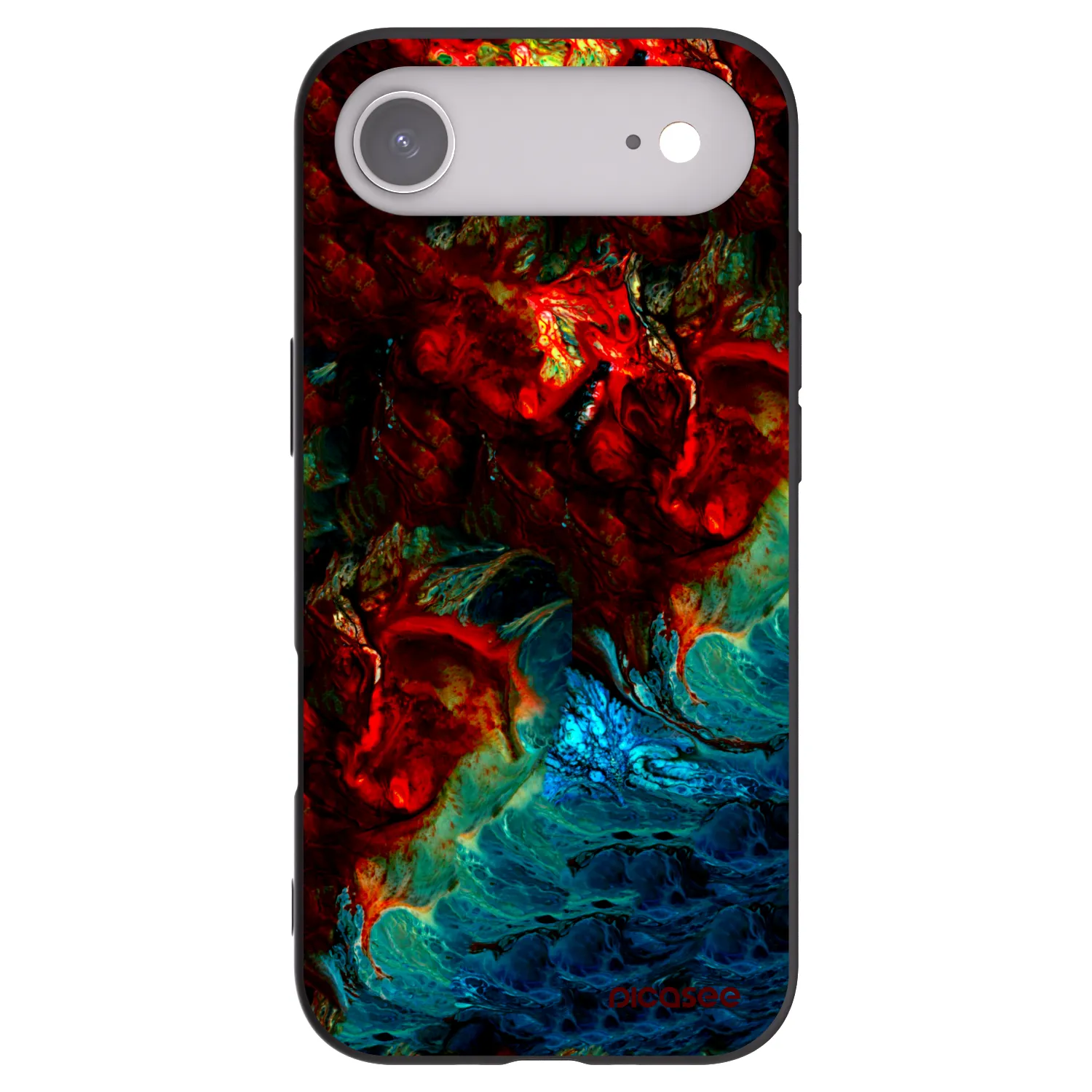 Picasee silikonový černý obal pro Apple iPhone Air - Universe