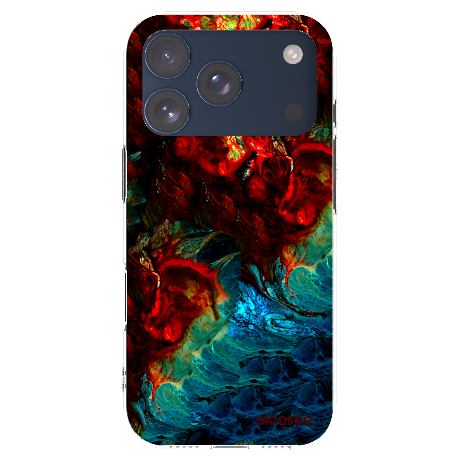 Picasee silikonový průhledný obal pro Apple iPhone 17 Pro - Universe