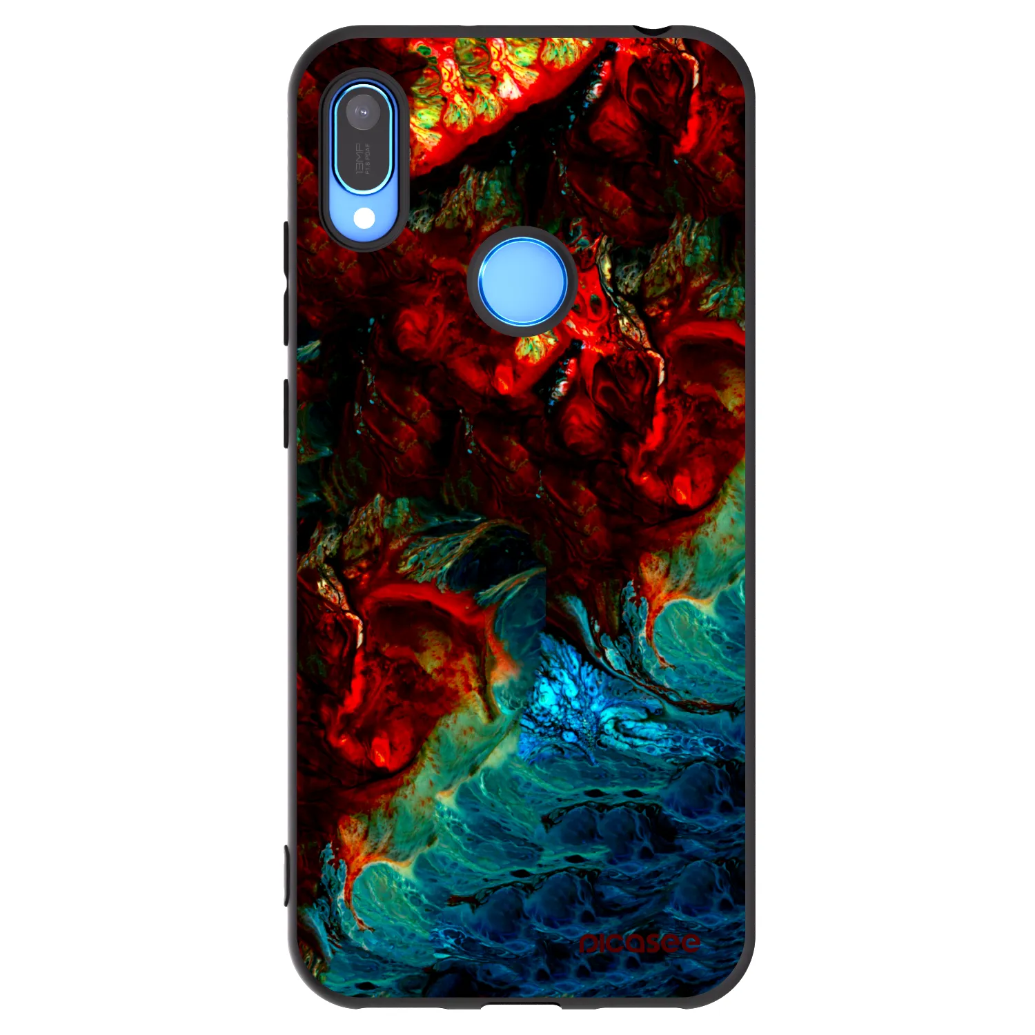 Picasee silikonový černý obal pro Huawei Y6 2019 - Universe