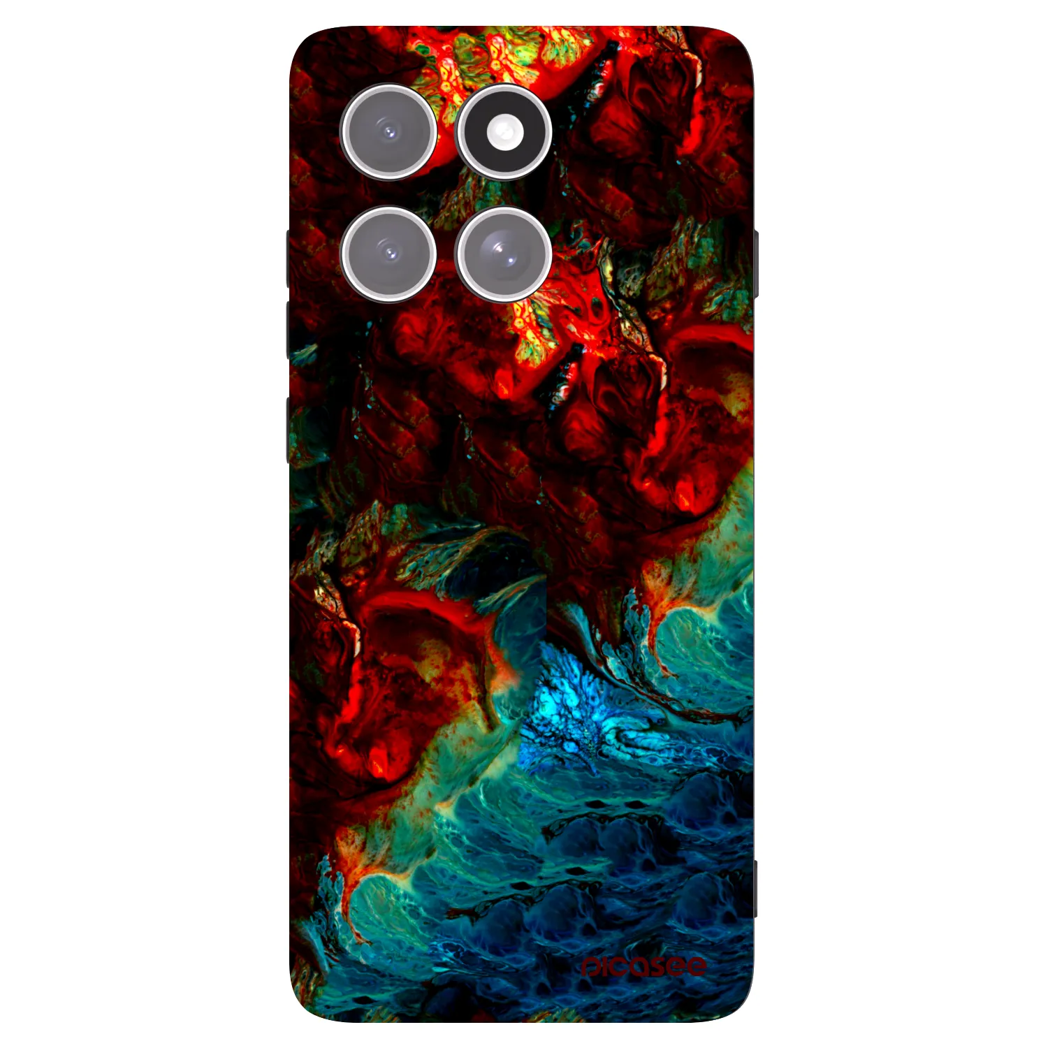 Picasee silikonový černý obal pro Motorola Edge 60 Pro - Universe