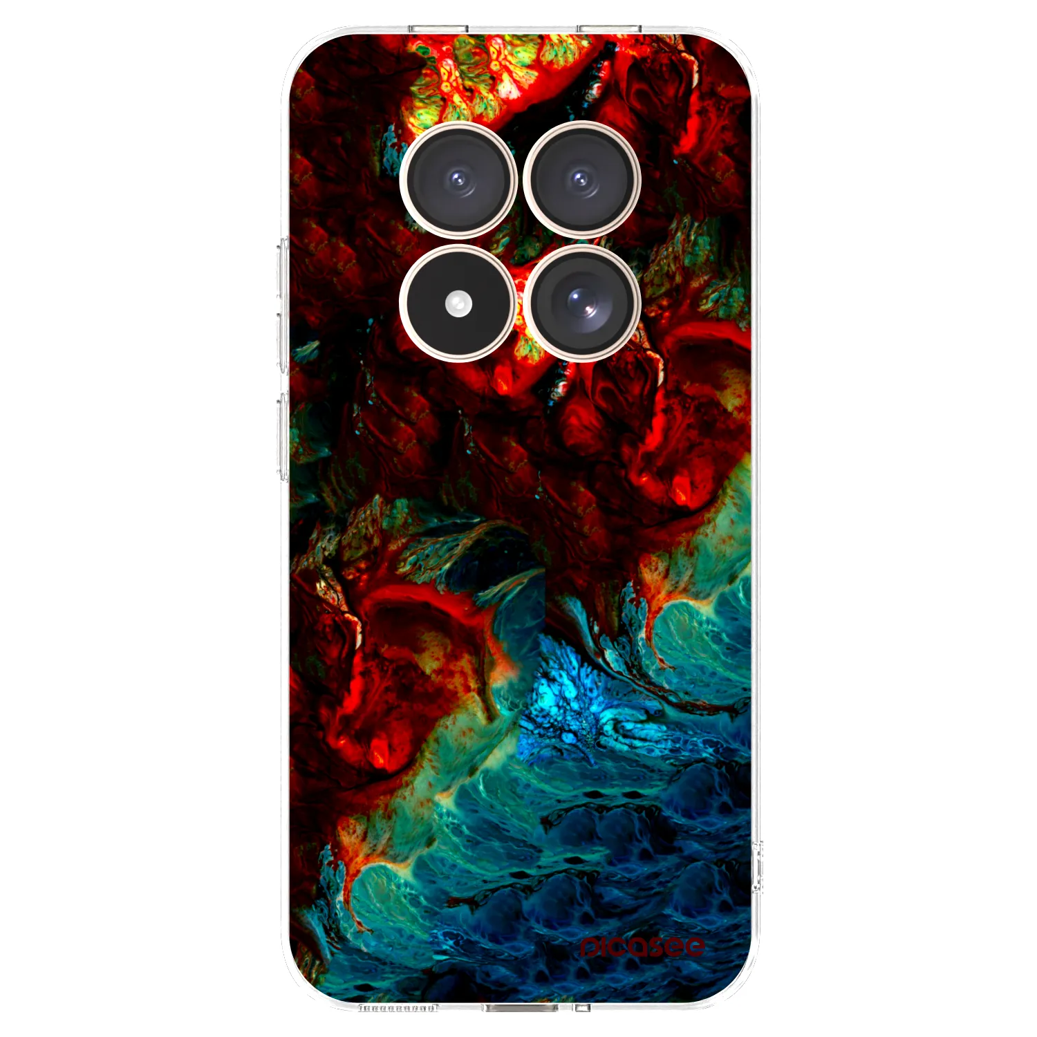 Picasee silikonový průhledný obal pro Xiaomi Redmi Note 15 Pro 4G - Universe