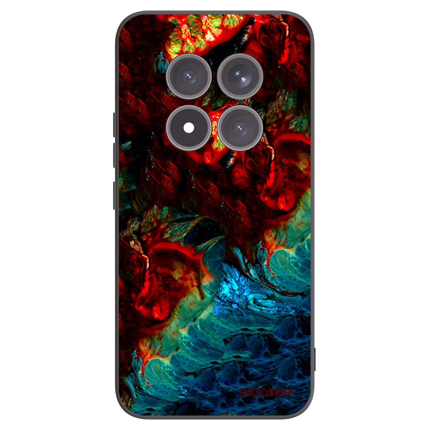 Picasee silikonový černý obal pro Xiaomi Redmi Note 15 Pro+ - Universe