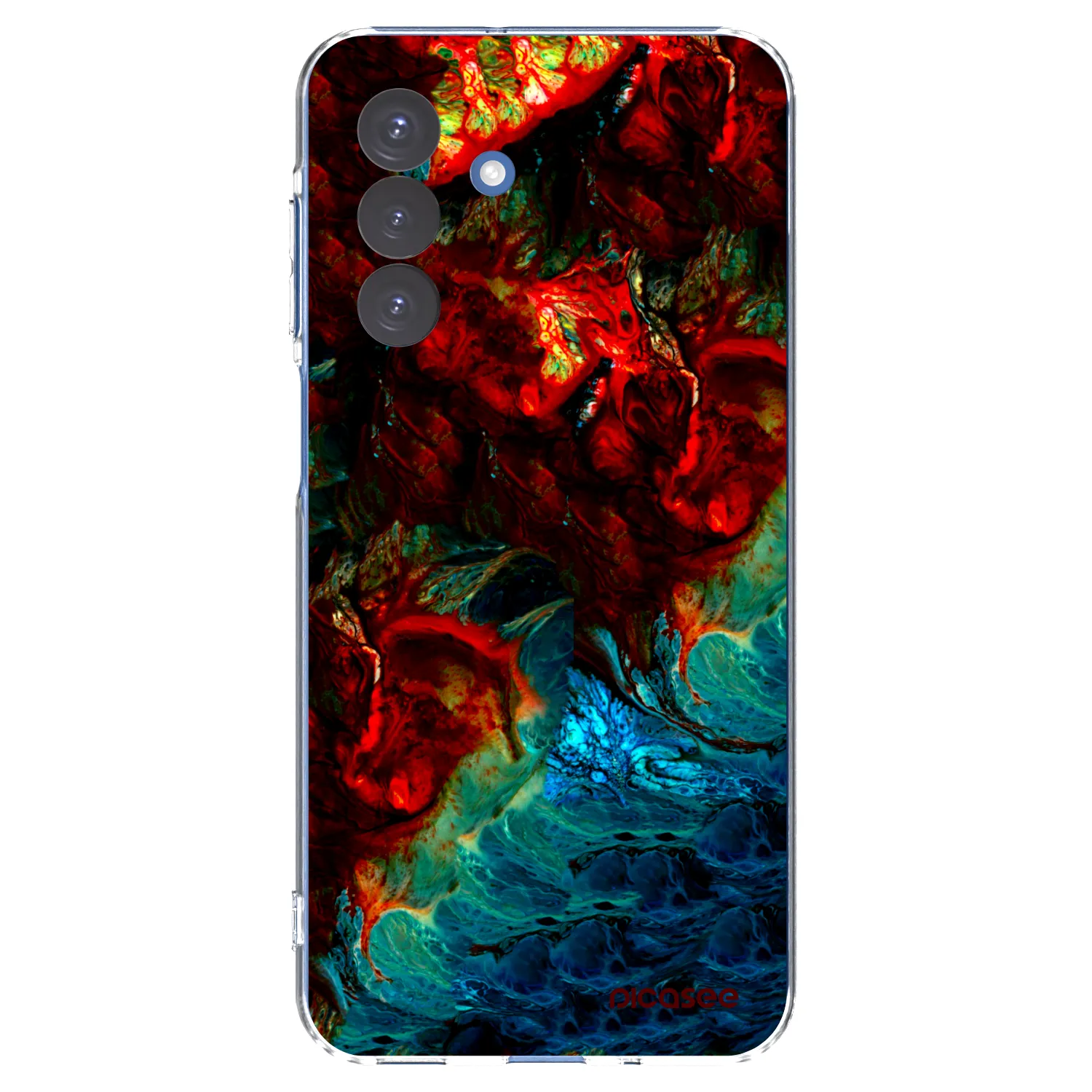 Picasee silikonový průhledný obal pro Samsung Galaxy A17 5G - Universe
