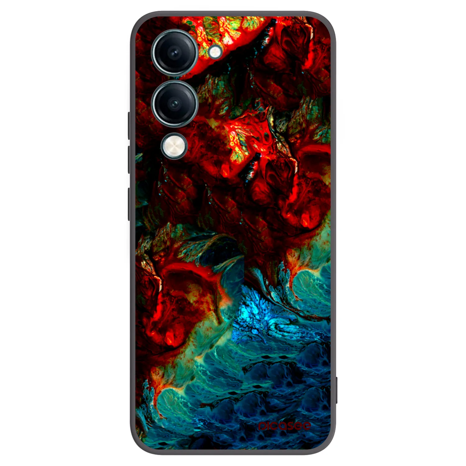 Picasee silikonový černý obal pro Vivo Y29s 5G - Universe