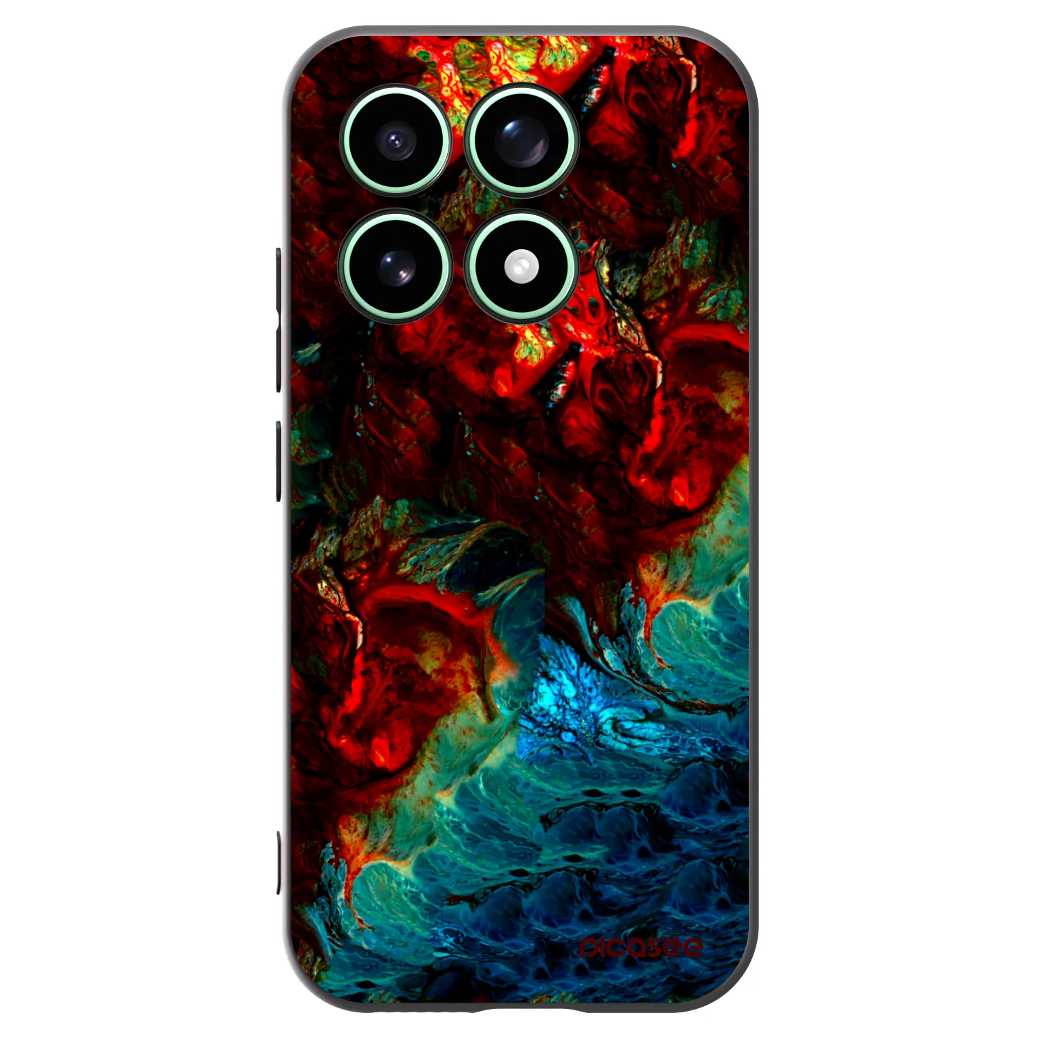 Picasee silikonový černý obal pro Xiaomi 17 - Universe