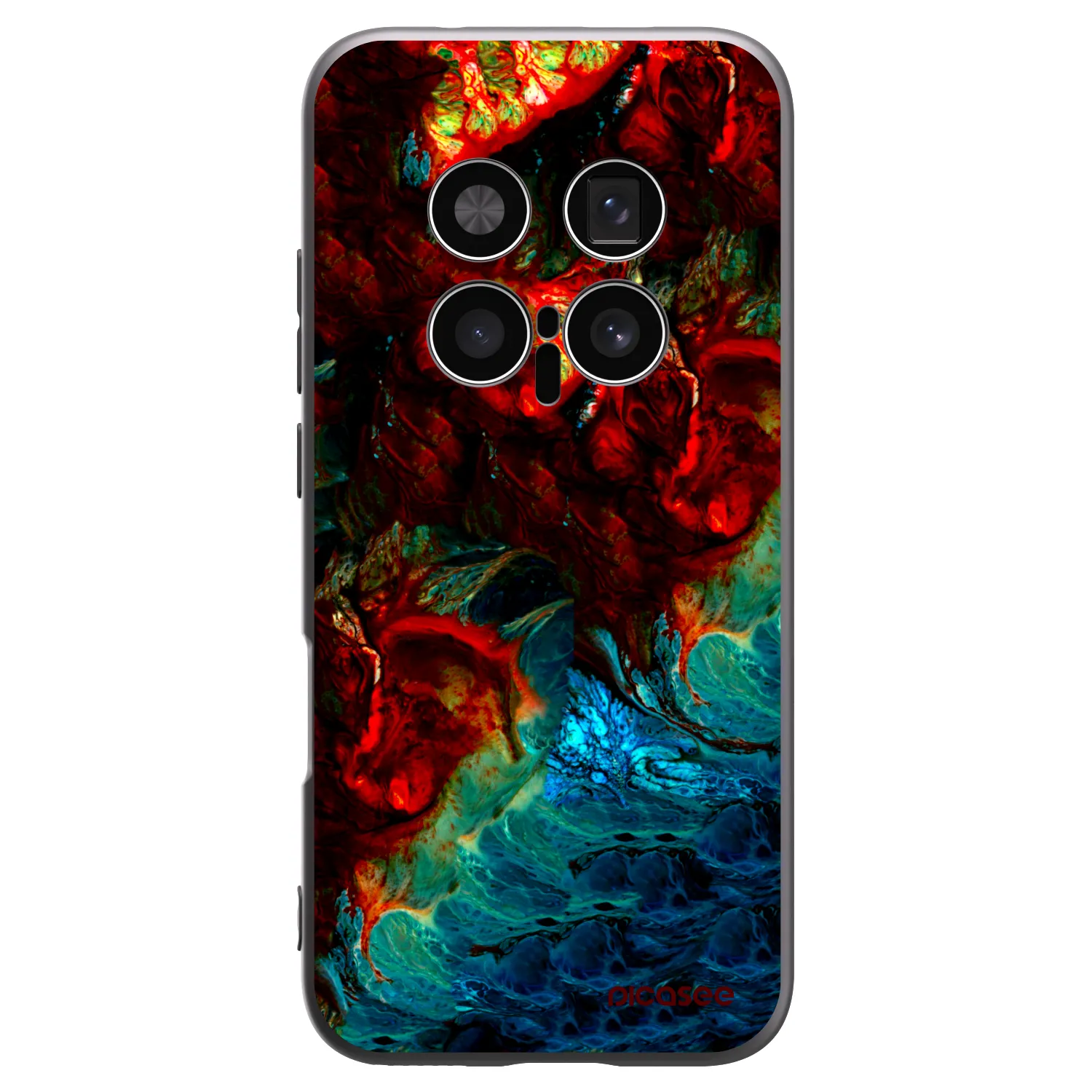Picasee silikonový černý obal pro Honor Magic8 Pro 5G - Universe
