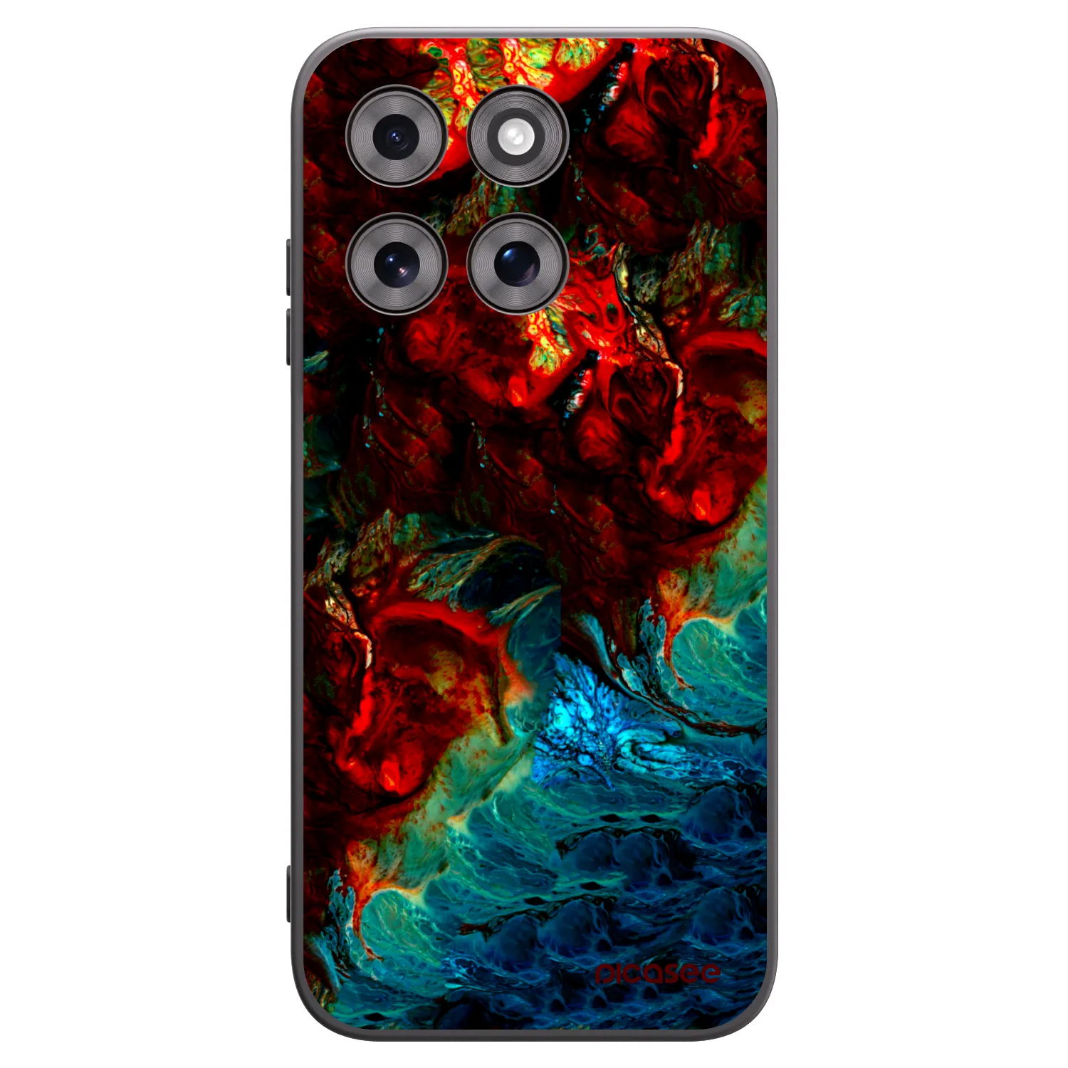 Picasee silikonový černý obal pro Motorola Moto G77 - Universe