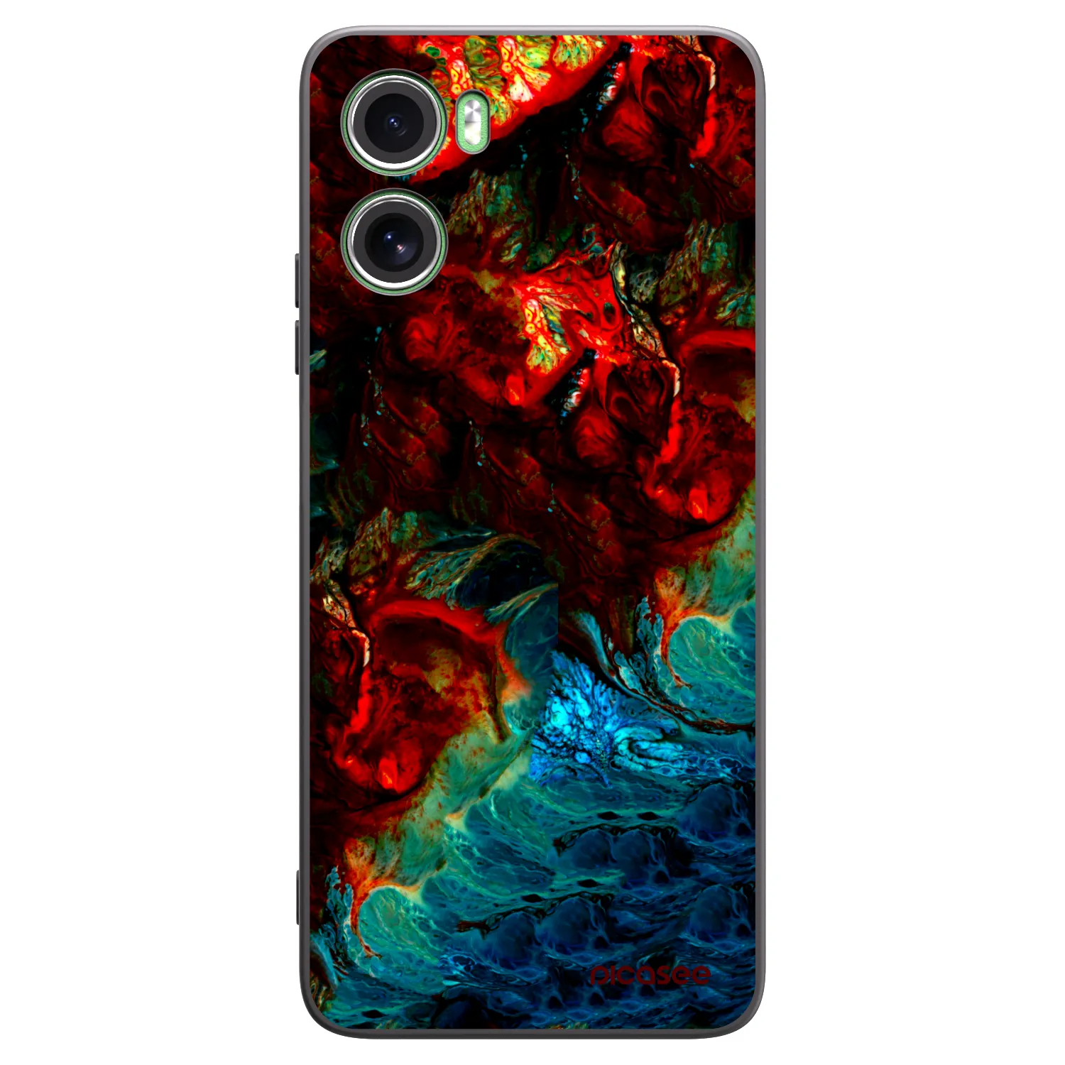 Picasee silikonový černý obal pro Motorola Moto G06 - Universe