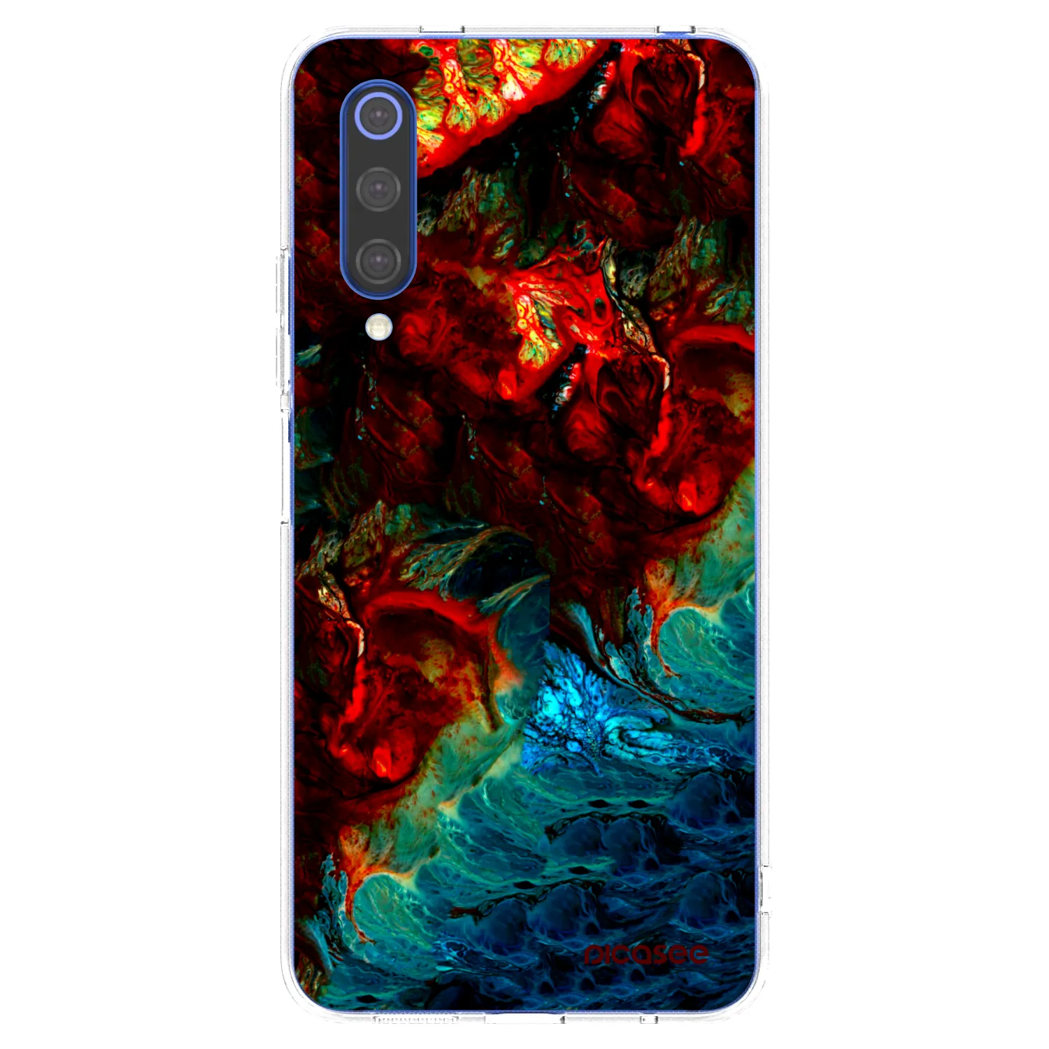 Picasee silikonový průhledný obal pro Xiaomi Mi 9 SE - Universe