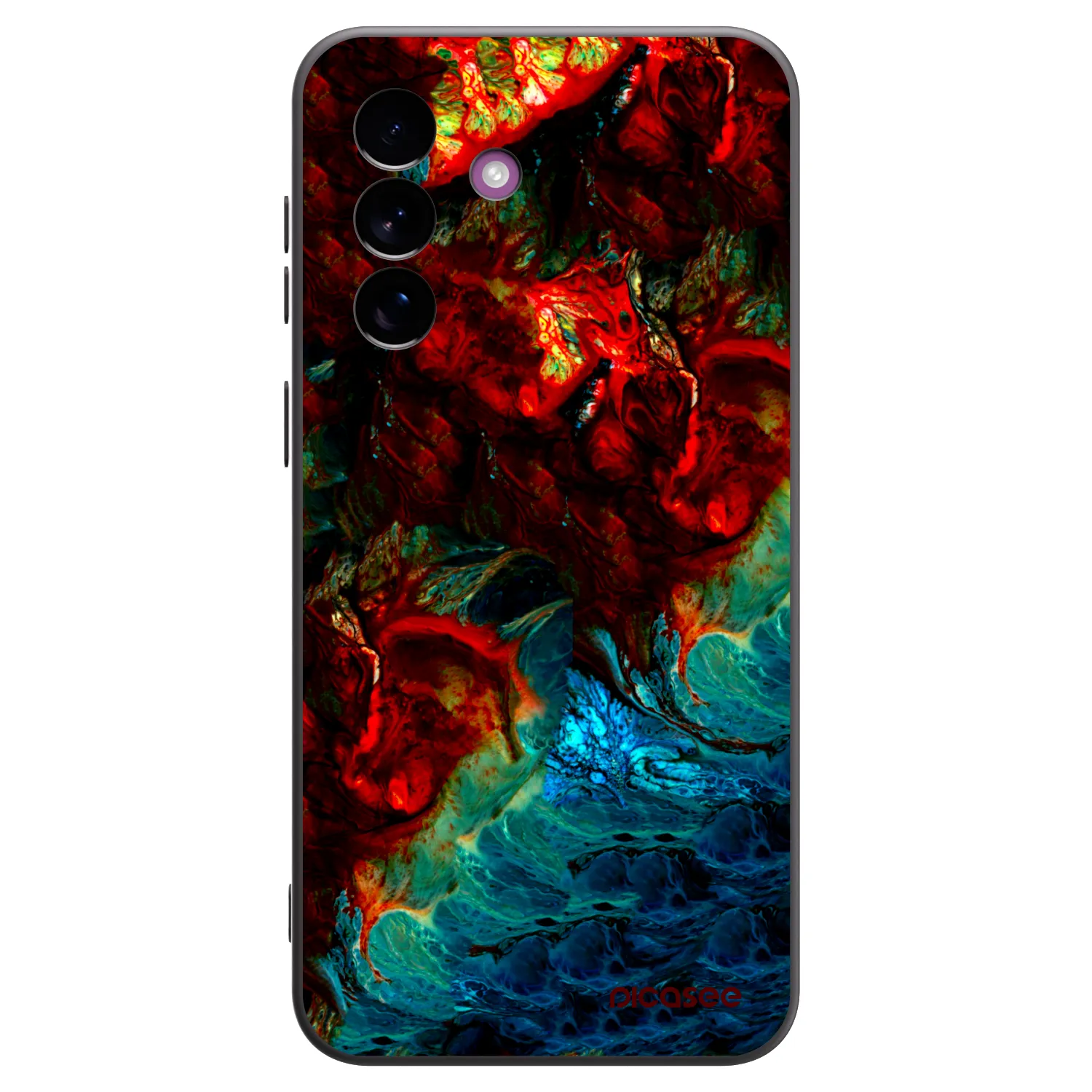 Picasee silikonový černý obal pro Samsung Galaxy A37 - Universe