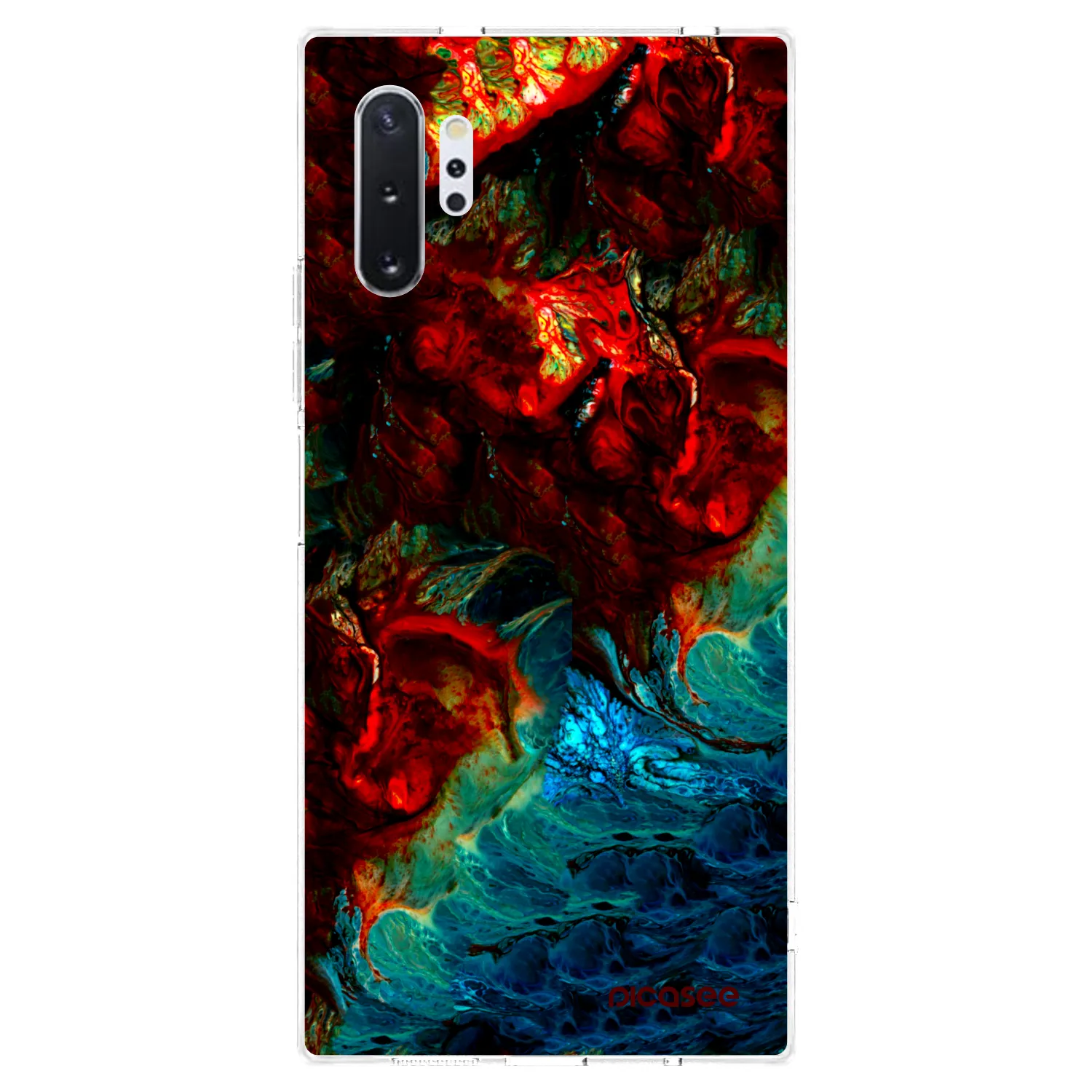 Picasee silikonový průhledný obal pro Samsung Galaxy Note 10+ N975F - Universe