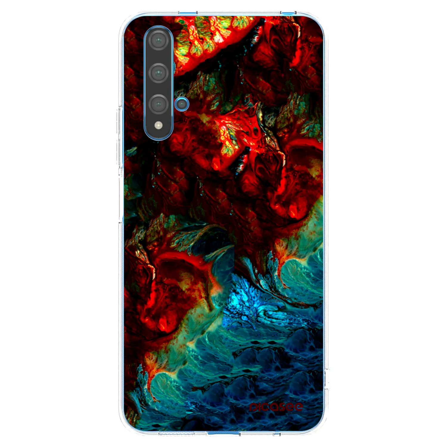 Picasee silikonový průhledný obal pro Huawei Nova 5T - Universe