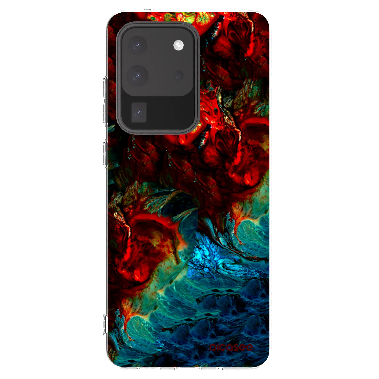 Picasee silikonový průhledný obal pro Samsung Galaxy S20 Ultra 5G G988F - Universe