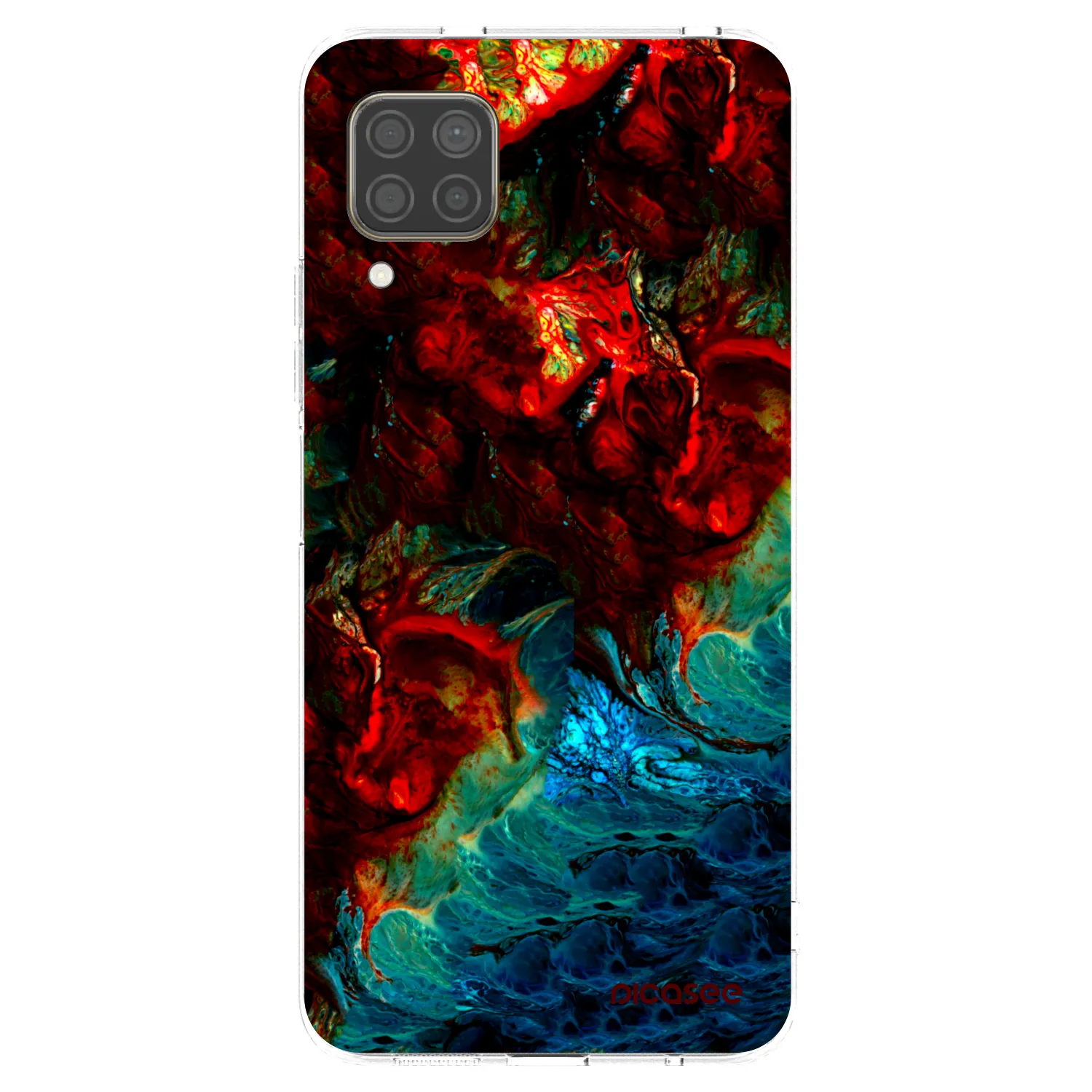 Picasee silikonový průhledný obal pro Huawei P40 Lite - Universe