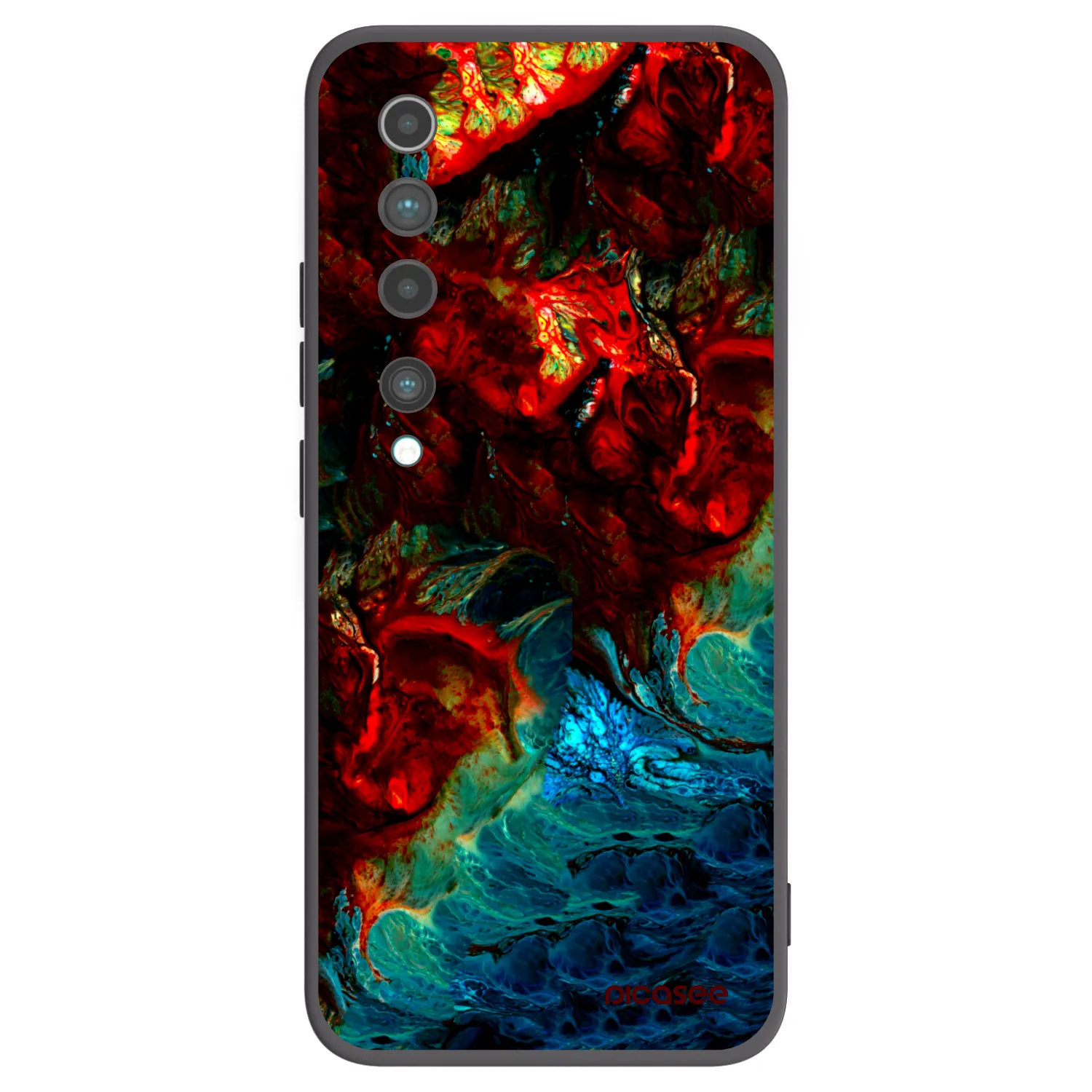 Picasee silikonový černý obal pro Xiaomi Mi 10 - Universe