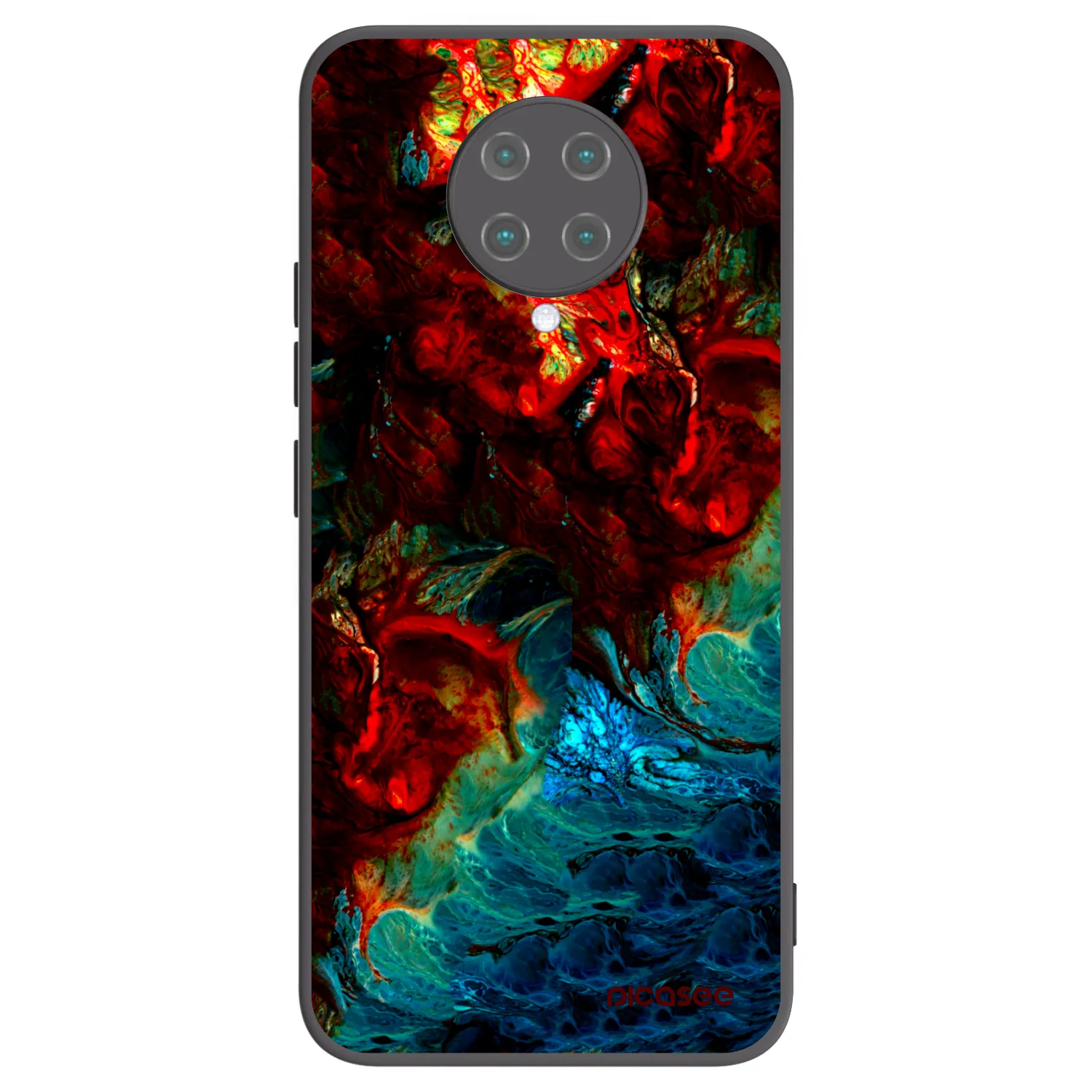 Picasee silikonový černý obal pro Xiaomi Poco F2 Pro - Universe