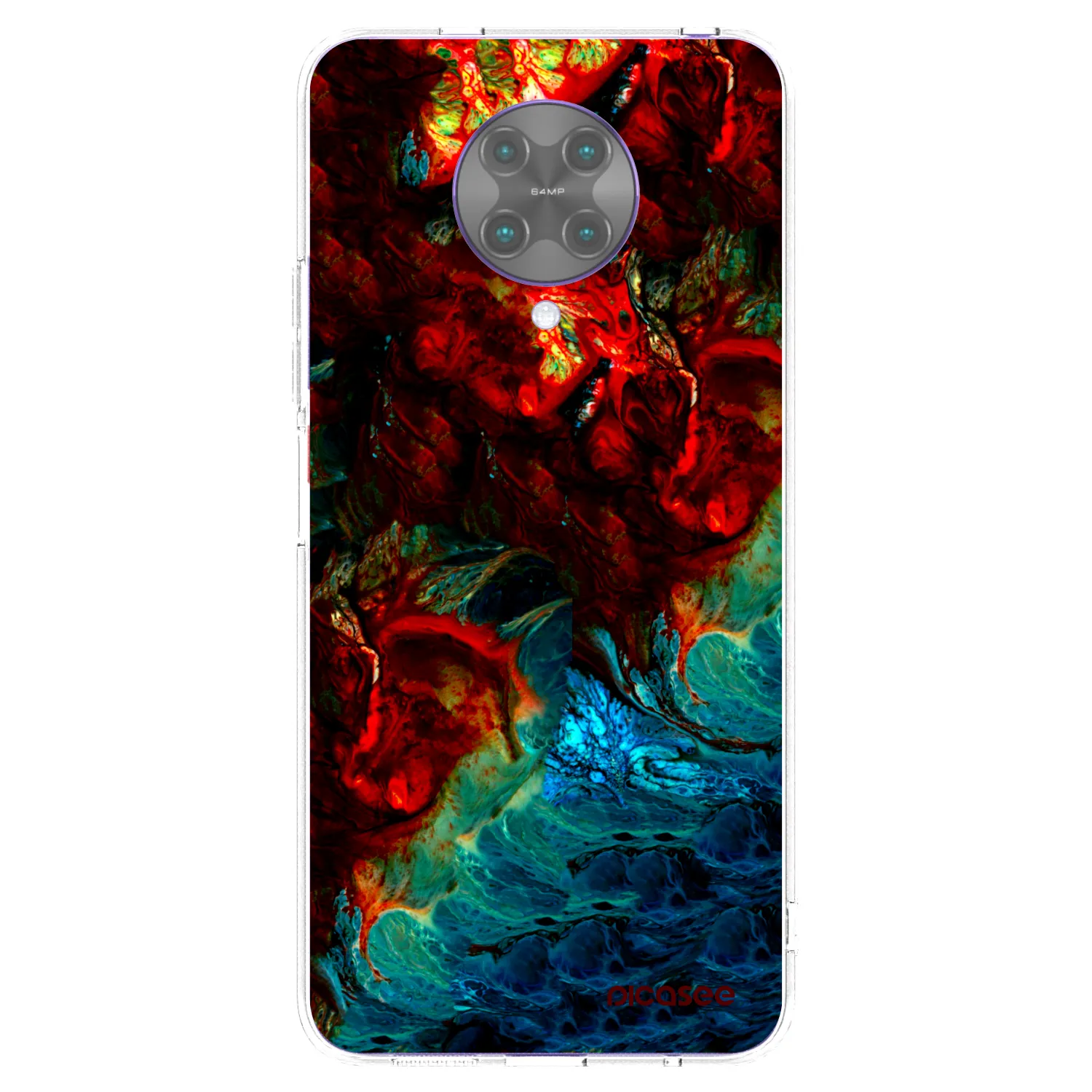 Picasee silikonový průhledný obal pro Xiaomi Poco F2 Pro - Universe