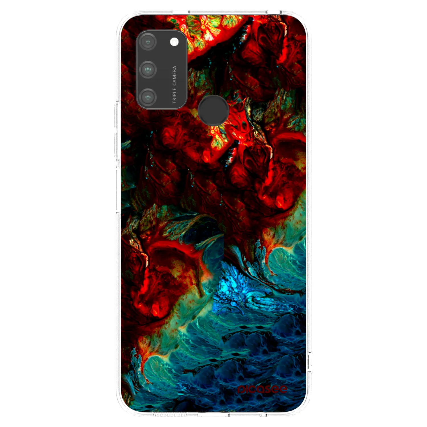Picasee silikonový průhledný obal pro Honor 9A - Universe