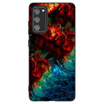 Picasee silikonový černý obal pro Samsung Galaxy S20 FE - Universe