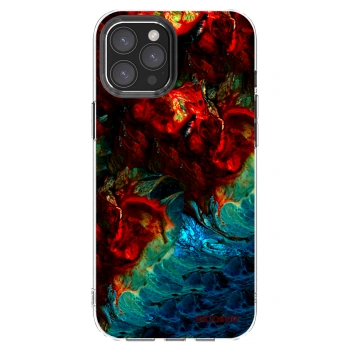 Picasee silikonový průhledný obal pro Apple iPhone 12 Pro Max - Universe