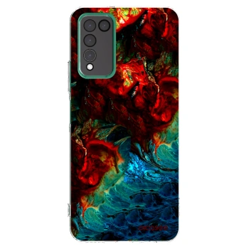Picasee silikonový průhledný obal pro Honor 10X Lite - Universe