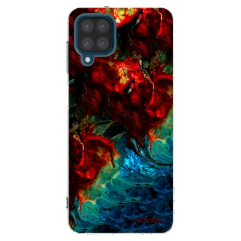 Picasee silikonový průhledný obal pro Samsung Galaxy A12 A125F - Universe