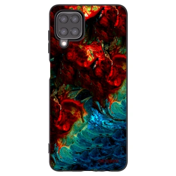 Picasee silikonový černý obal pro Samsung Galaxy A12 A125F - Universe