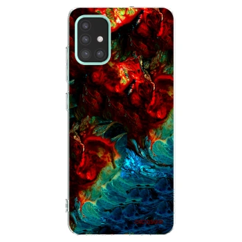 Picasee silikonový průhledný obal pro Samsung Galaxy M31s - Universe