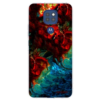 Picasee silikonový průhledný obal pro Motorola Moto G9 Play - Universe