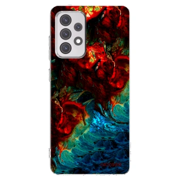Picasee silikonový průhledný obal pro Samsung Galaxy A52 5G A525F - Universe