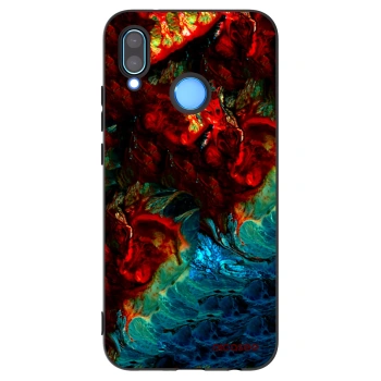 Picasee silikonový černý obal pro Huawei P20 Lite - Universe
