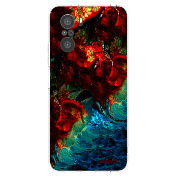 Picasee silikonový průhledný obal pro Xiaomi Poco F3 - Universe