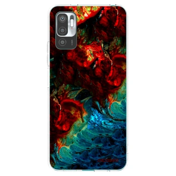 Picasee silikonový průhledný obal pro Xiaomi Redmi Note 10 5G - Universe