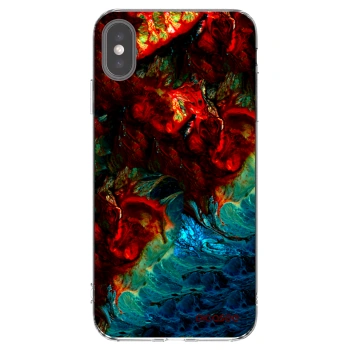Picasee silikonový průhledný obal pro Apple iPhone XS Max - Universe