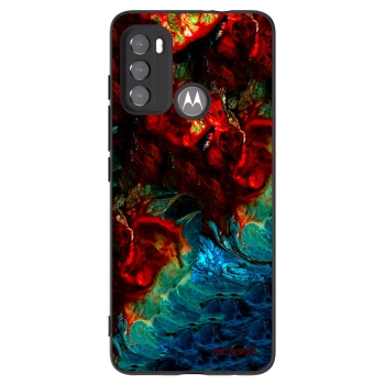 Picasee silikonový černý obal pro Motorola Moto G60 - Universe