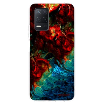 Picasee silikonový průhledný obal pro Realme 8 5G - Universe