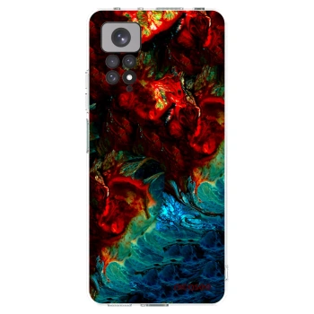 Picasee silikonový průhledný obal pro Xiaomi Redmi Note 11S 4G - Universe