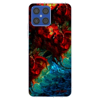 Picasee silikonový průhledný obal pro Honor X8 4G - Universe