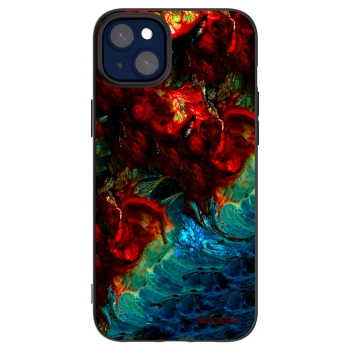 Picasee silikonový černý obal pro Apple iPhone 14 Plus - Universe