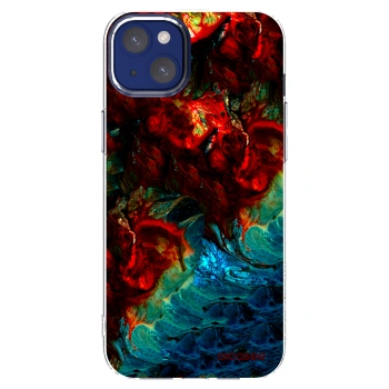 Picasee silikonový průhledný obal pro Apple iPhone 14 Plus - Universe